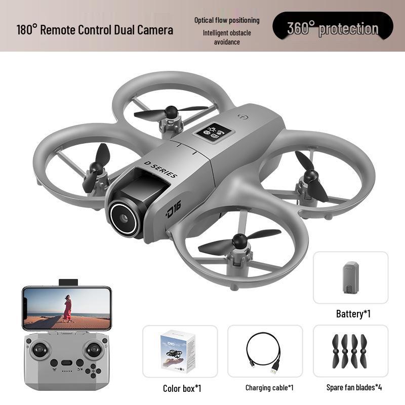 D16 Mini Dual Camera FPV Racing Drone with Obstacle Avoidance