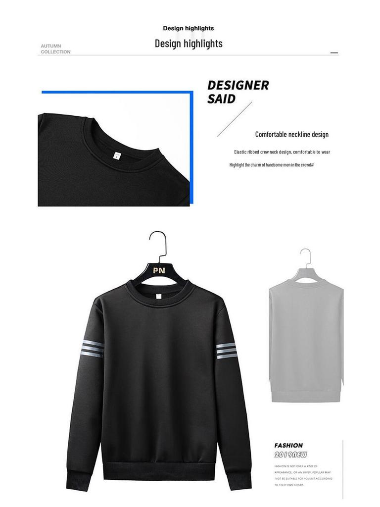 Men's Spring/Autumn Three-Piece Running Suit: Cardigan & Long Pants for Middle-Aged & Elderly Casual Wear