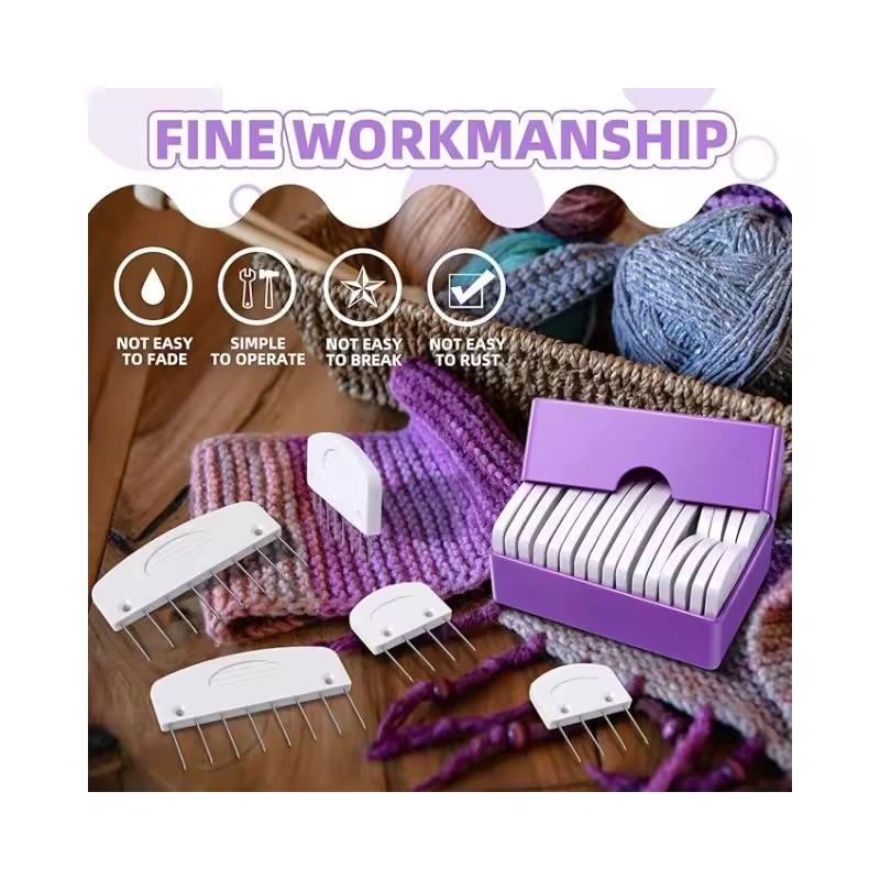 T-Shaped Stainless Steel Needle Shaping Tool for DIY Sweater Knitting
