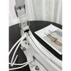 New high-end locomotive bag pleated rivet crescent bag Spice girl bag crossbody shoulder handbag bag female