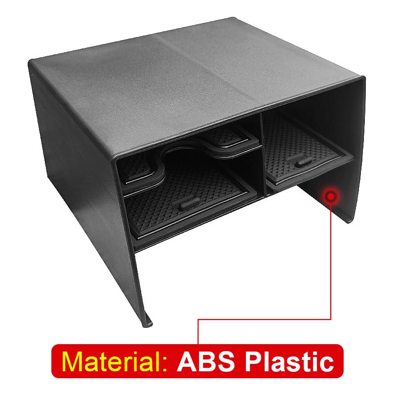 For Toyota Corolla Cross XG10 - 2024 2025 Hybrid Car Multi-function Storage Box Organizer Center Console Holder Tray