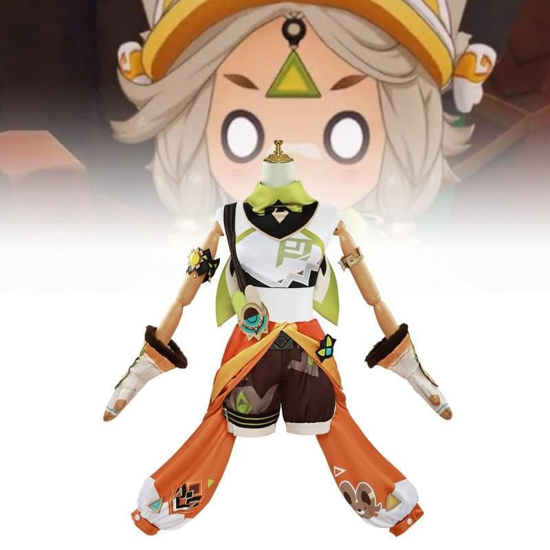 Adorable Kazhina Cosplay Costume For Genshin Impact Character Roleplay In Soft Polyester Fabric Available In Multiple Sizes