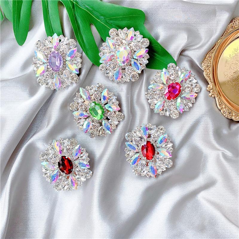 Super Fire Gorgeous Crystal Gem Holder Mobile Phone Universal Holder Telescopic Blingbling Decorative Sticker