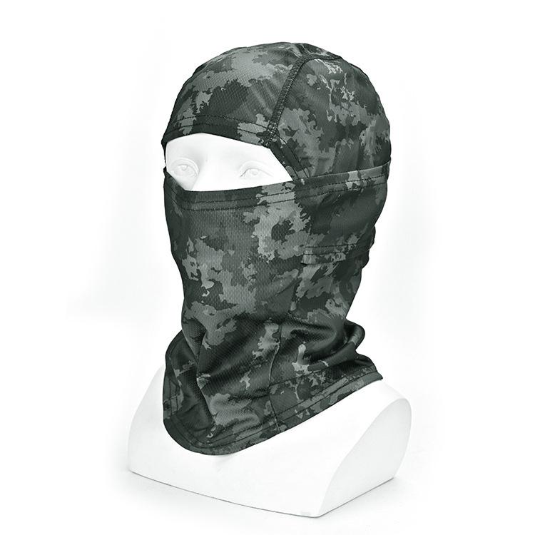 American Camouflage Cycling Balaclava - Sun Protection & Windproof Quick-Dry Face Mask for Outdoor Activities