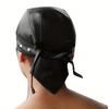 1 Stück PU Piratenhut mit Totenkopfkopfschmuck Verstellbarer Riemen Gothic Kostümhut für Halloween Cosplay Bühnenperformance Zubehör