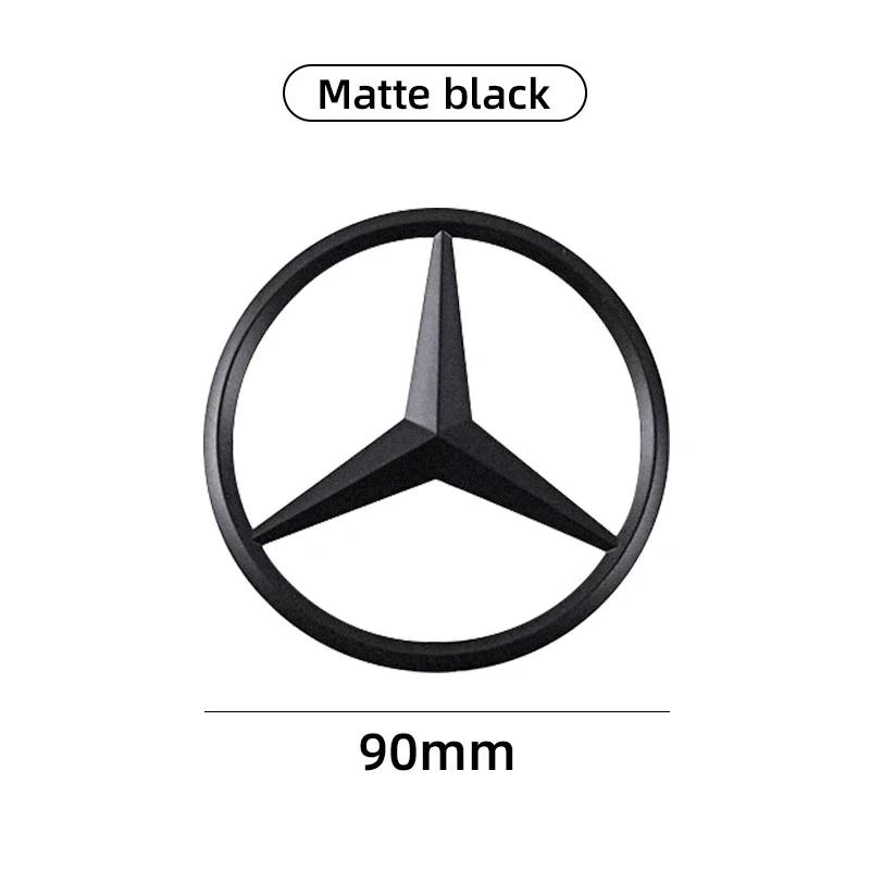 9cm ABS Naklejka na tył samochodu Emblemat na bagażnik Dla Mercedes Benz S320 W164 W203 W204 W168 C180 E320 A200 CLA CLK CLS ML