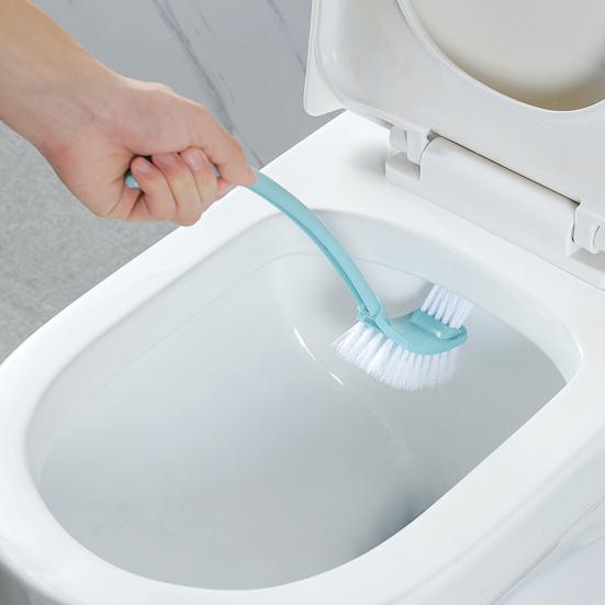 Long Handle Double-sided Toilet Brush Bathroom Accessories Decontamination Tool