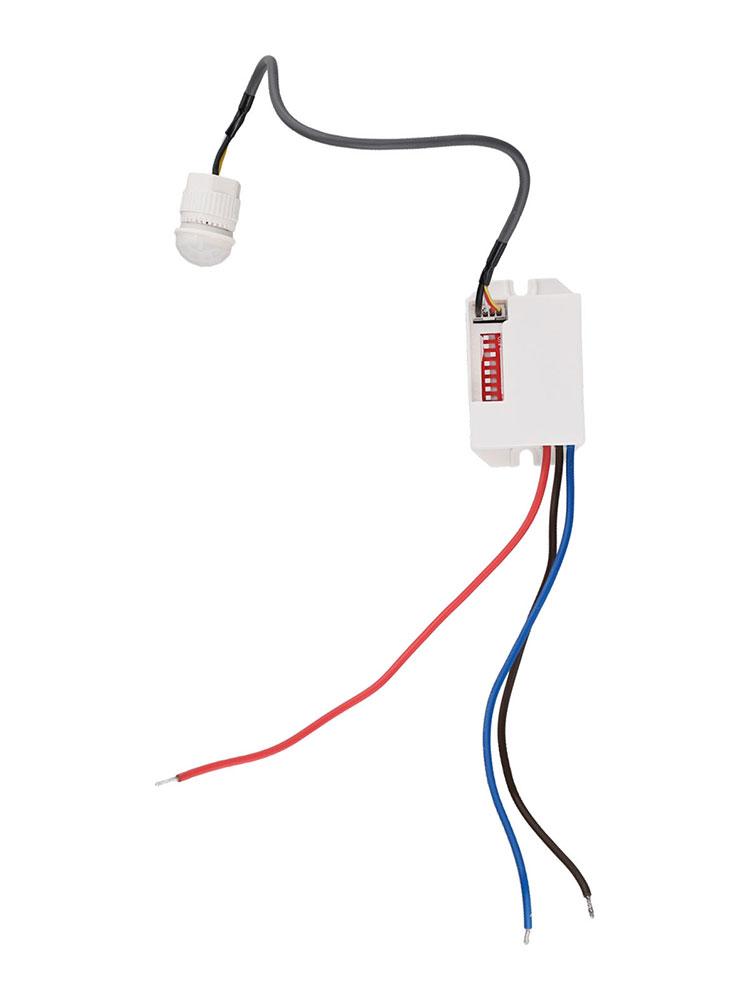 Light Switch PIR Sensor Detector Motion Occupancy Rest Dips 6m Adjustable Ceiling 220-240V/AC° 50/60Hz Home