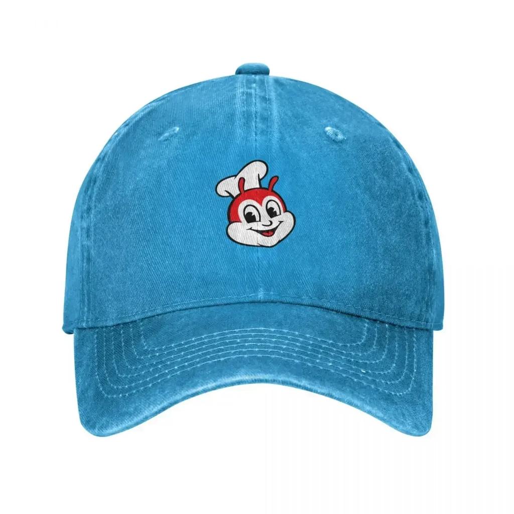 Classic Jollibee Fast Food Logo Classic Baseball Cap Uv Protection Solar Hat Birthday Women's Beach Visor Unisex's