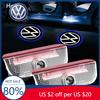 For VW Volkswagen Jetta MK5 Golf 2pcs HD Led Welcome Light Car Door Projector Lamps Car Accessories For Volkswagen Golf-6 7 4 5