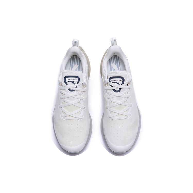 Anta Running Series Nitrogen Technology Professional Cushioning Low-Top Running Shoes Men Sneaker White 112215680A-3