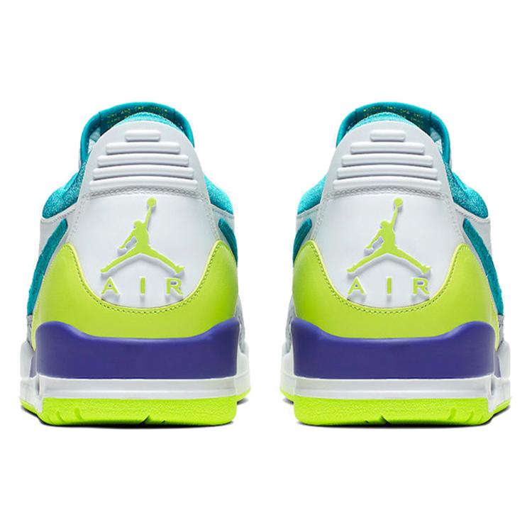 Jordan Legacy 312 Low Ultramarine Neon Yellow Aquamarine CD7069-103