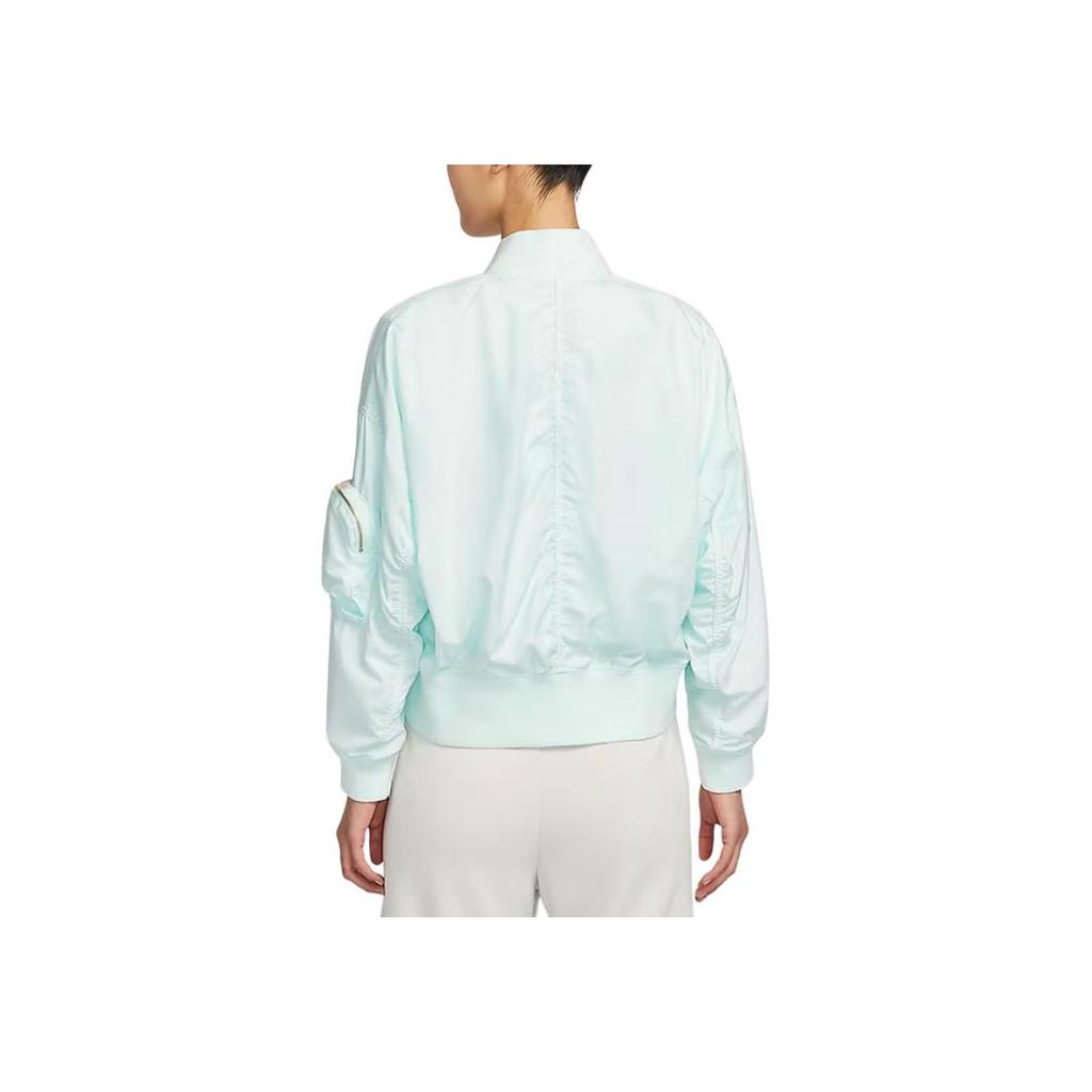 Nike SS24 Zip Collar Woven Jacket Women Jackets Blue FN2840-394