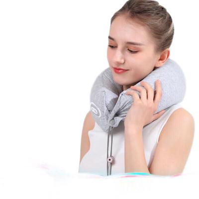 HEZHENG Tragbares U-förmiges Nackenmassagekissen CN-Stecker (Adapter enthalten)