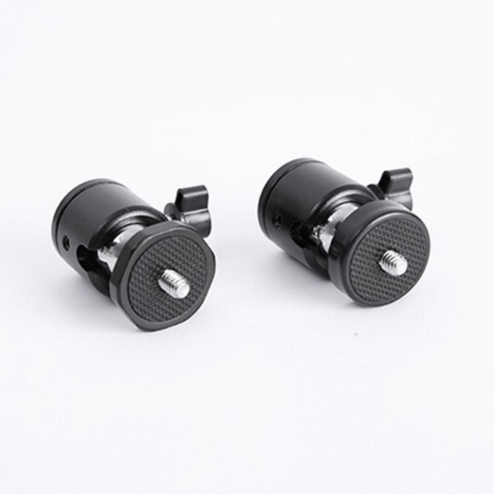 Rotary Mount Hot Shoe Ball Head 1/4" Screw Tripod Ball Head  for DSLR/DV