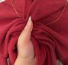 Luxurious Women's Coffee Velvet High-Neck Top: Stylish, Age-Reducing, Fleece-Lined, Warm, Solid Color.