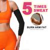 1Pair Women'S Arm Trimmers Compression Sleeve Sweat Bands Slimmers For Workout Sport