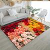 Rose Customize Text Floor Mat Design for Study room Balcony Entryway Hallway Anti-slip Rug Anime Office Decor Perfect Birthday/Christmas Gift Idea