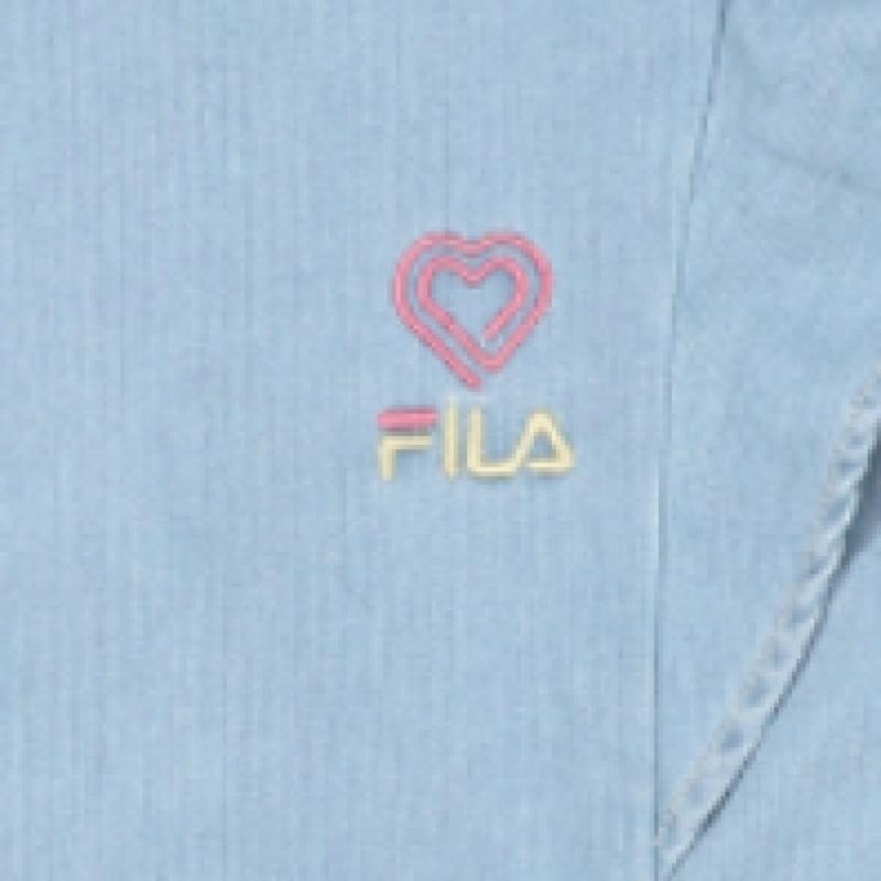 [fila Kids] Girls Denim Dress  Fk2opf1110f Lde  q0zFk2opf1110fLde
