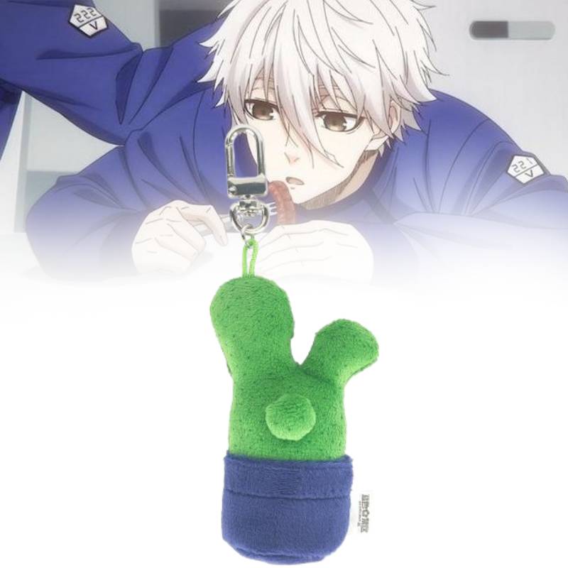 Blue Lock Nagi Seishiro Cactus Plush Pendant Bag Decoration Keychain Toy Gift