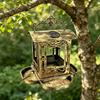 Solar Powered Bird Feeders For Outdoors-Metal Hanging Design, Rust Resistant, Garden Lighting For Outdoor Decoration