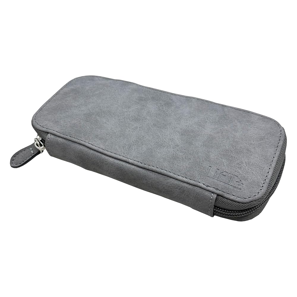 LIFT Round Zip Pen Case, Gray LIPC-01-GY