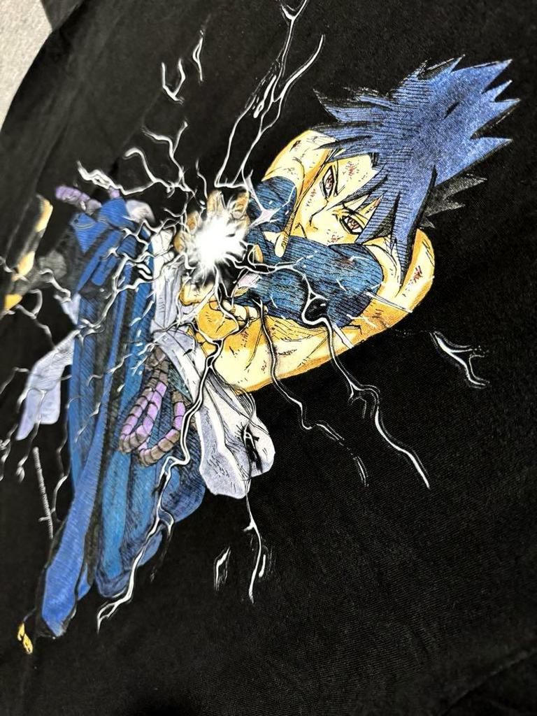 [USED] Rare Naruto Sasuke Anime T-shirt, Size XL
