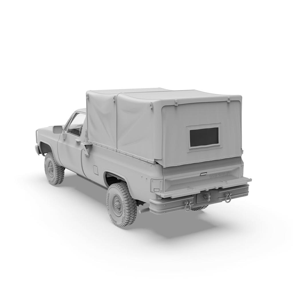 AK Interactive 1/35 M1008 Military Truck with Canopy Plastic Model Kit AK35031