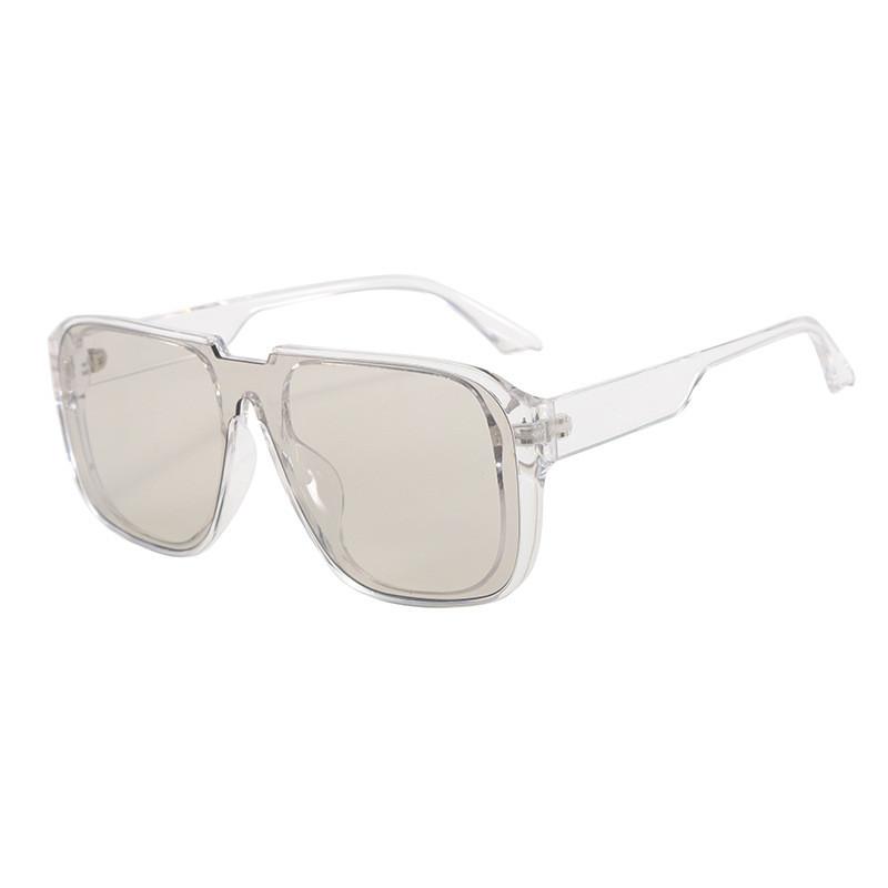 Summer Fashion Square Windproof Sunglasses For Women With Pc Frame Uv400 For Outdoor Sports