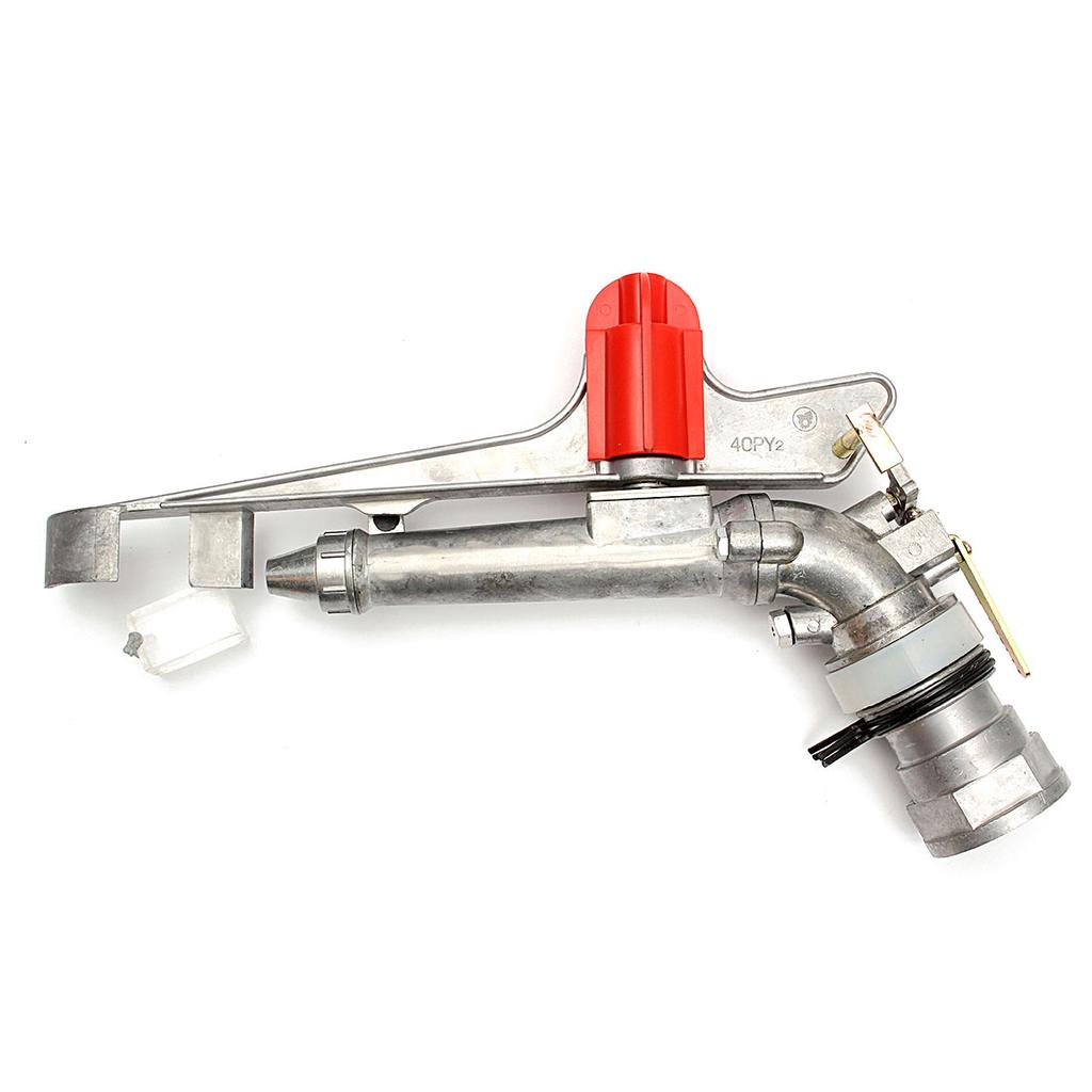 1.5in Irrigation Spray Gun Sprinkler Gun Large 360° Adjustable Impact Area Water 1.5in Irrigation Spray Gun Sprinkler Gun Large 360° Adjustable Impact Area Water