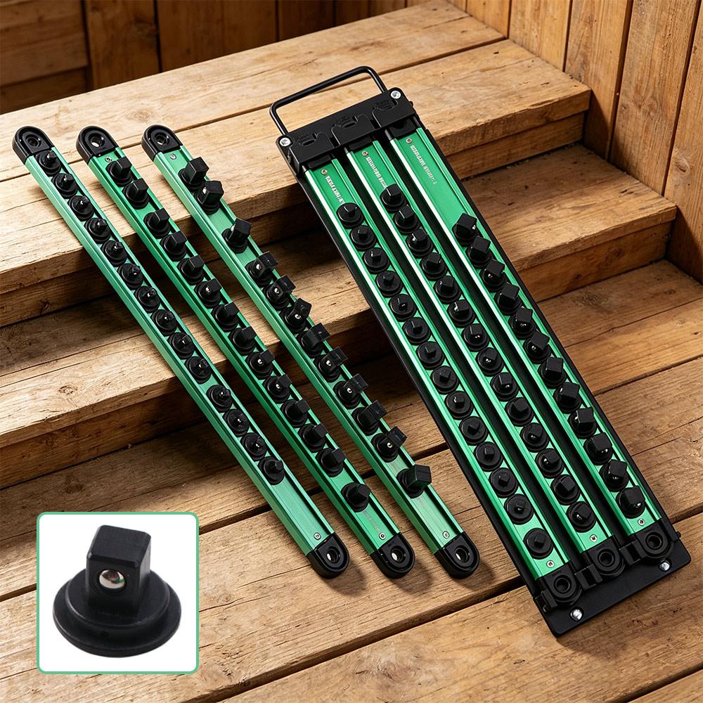 1/4 3/8 1/2 Inch Sleeve Storage Rack Hanging Storage Strip  Absorption Device Holder