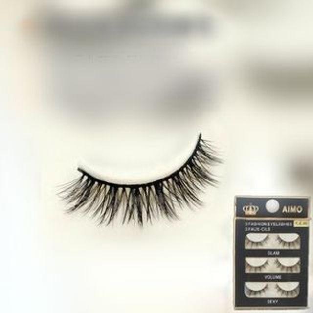 Aimo - Set of 3 Pairs: Volume Crisscross False Eyelashes