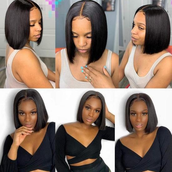 Women Boboo Wigs Natural Look High Temperature Silk Shawl Length Hair Wigs Long-Lasting Wear Fashion Fluffy Centre-Parted Wig Headgear Hair Product