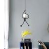 Modern Charming Hanging Chandelier Creative Iron People Lamp Elegant Hanger