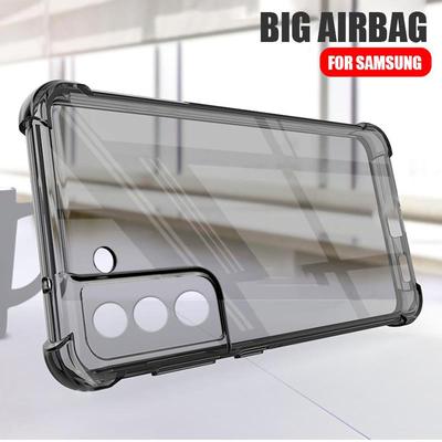 Stoßfestes Transparentes Weiches Case Für Samsung Galaxy S24 S23 S20 S21 FE S22 Plus Note 20 Ultra Klar Ultra Dünne TPU Hülle Bumper