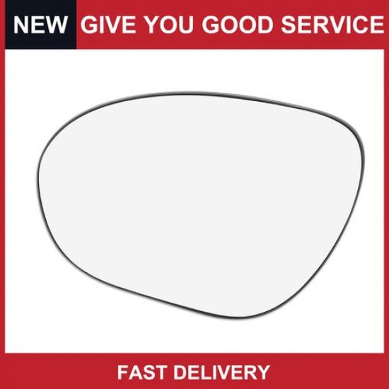 Pack of 1 for Nissan Cube Juke Car Left Mirror Glass with Backing Plate Heated