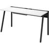 Office Desk Kokujoline Flat Desk Work Desk Black X White Width 140 X Depth 60 Cm [3 Packs] DLE-H1...