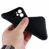 For iPhone 11 Black Case Glossy Surface Soft TPU Back Phone Cover