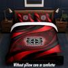 Bayer Leverkusen Football Design Bed Bedding Set 1 Duvet Cover + 2 Pillowcases Soft Breathable Household Bed Linens