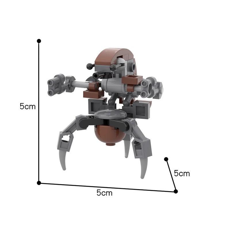 Building Block Compatible 44416 Destroyer Robot, Planet Series Assembled Building Block Puzzle
