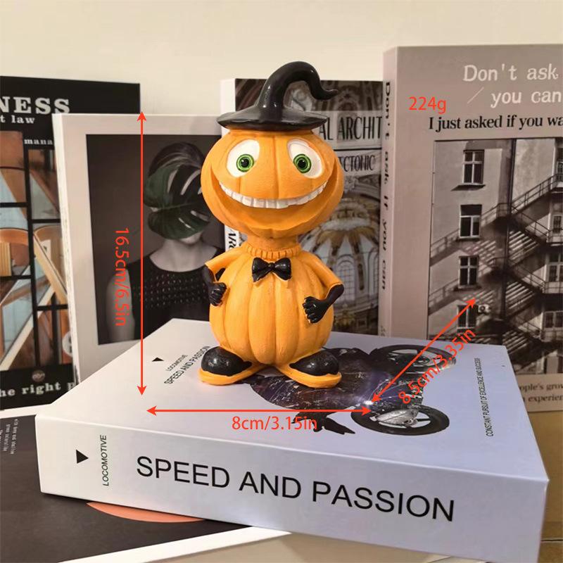 Halloween Kürbis Home Home Garten Dekoration Statue Desktop Dekoration Harz Handwerk