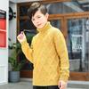 Winter Boy Kids Thick Knitted Bottoming Shirts Solid High Collar Pullover Sweater Baby Boys Sport Clothes
