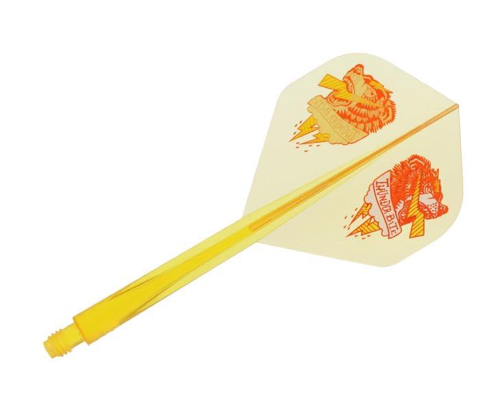 

Дротики Condor Flight Мию Мияваки Thunder Bite Стандартные Прозрачно-желтые Топор, Модель, Длинные,