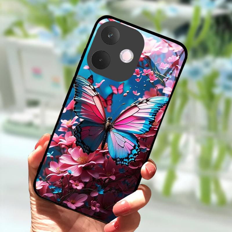 Husă Telefon Pentru OPPO A5 Pro 5G A5Pro Anti-cădere Protecție Cameră Spate Sticlă Călită Pentru OPPO A 5 Pro CPH2695 Fundas