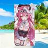 Singer R-Raora Panthera VTuber Towel Sports Quick Dry Travel Camping Sandproof Soft Light Large Beach Towel