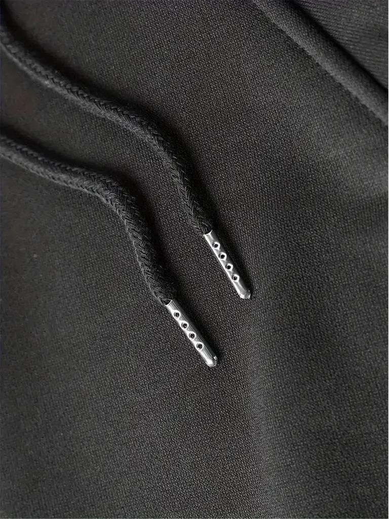 Men's Hooded Solid Color American Style Jacket - Trendy Autumn/Spring Sportswear