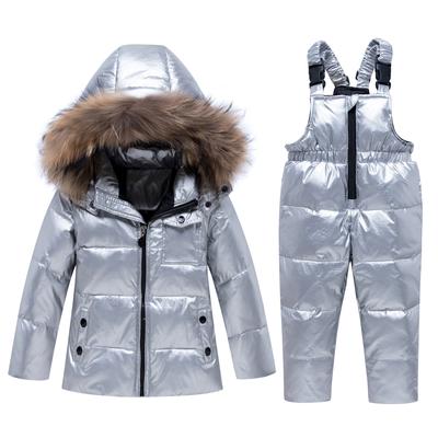 Zimní kombinézy Dětské oblečení Zimní zateplené bundy Parka Chlapci Dívčí kombinézy Kabát Snowwear Oblečení Snowsuits