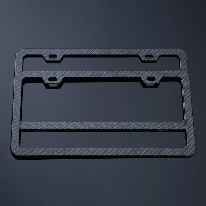 2PCS Motorcycle License Plate Frame Aluminum Alloy Plate Frame Personalized Modification of Bicycle License Plate Frame