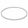 Colier Argint Sterling 925 Lanț Zircon Colier Femei Modă Simplu Angajament Nuntă Farmec Bijuterii 4mm 45cm