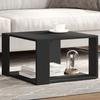 VidaXL Coffee Table Black 51.5x51.5x30 Cm Engineered Wood, Side Table, Living Room Table, Side Table, End Table, 848137